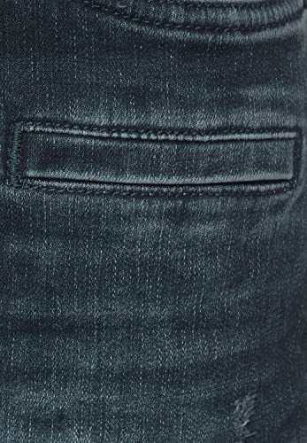 Street One Damskie spodnie jeansowe Casualfit, Dark Blue Random Wash, 34W / 30L