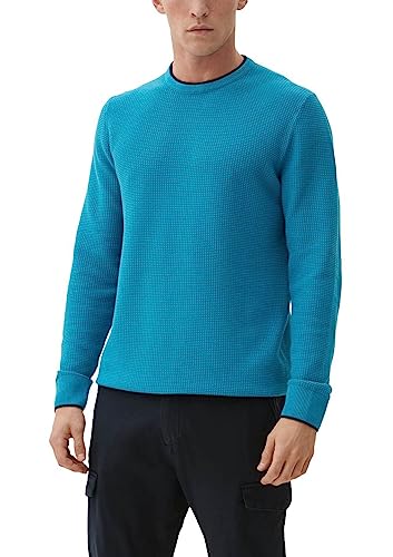 s.Oliver Bernd Freier GmbH & Co. KG Męska kurtka dzianinowa, niebiesko-zielona, 3XL, Niebieski zielony, 3XL