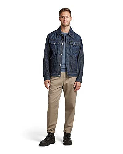 G-STAR RAW Flight Combat Kurtka Mężczyźni, Niebieski (Worn In Ocean Reef D22066-B988-D348), XS