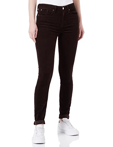 Tommy Hilfiger Damskie spodnie jeansowe Como Skinny Rw Cord Clr, Czekolada, 34W / 30L