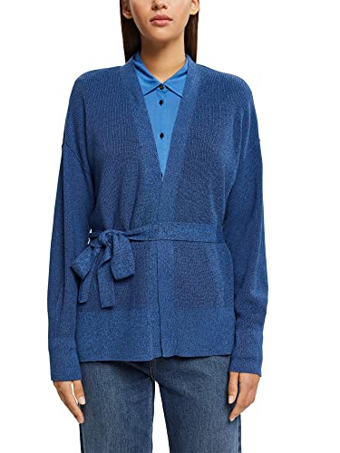 ESPRIT Damska kurtka z dzianiny 082EE1I316, 403/NAVY 4, S
