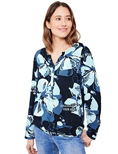 Cecil Bluzka damska Floral, Deep Blue, XS