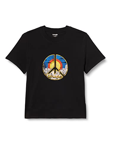 All Terrain Gear by Wrangler Damska koszulka Graphic Tee T-Shirt, czarny, XS