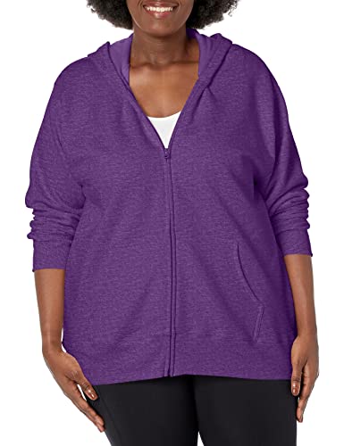 JUST MY SIZE Damska bluza z kapturem, Fioletowy Splendor Heather, 16W UK