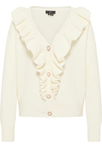 FENIA Damski kardigan 11025579-FE02, biały, M/L, biały, M-L