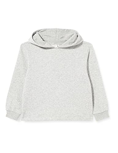 Little Pieces Damska bluza z kapturem Lpchilli Ls Sweat Tw Noos Bc, Jasnoszary melanż, 116