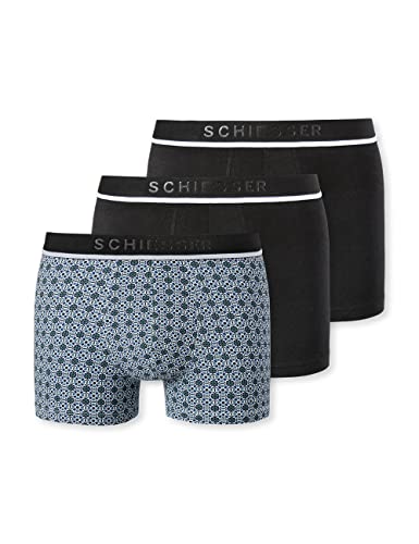 Schiesser Męskie Szorty 3 Pary, Bielizna, Sortowane 2, S