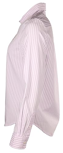 GANT Damska koszulka REG Broadcloth Striped Shirt klasyczna koszula Soothing Lilac, Standard, Soothing Lilac, 34