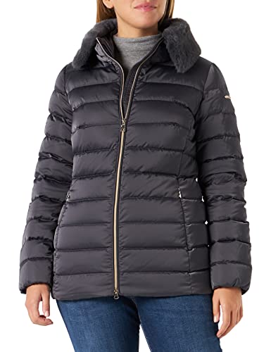 Geox Płaszcz damski Wetanie Down Coat, Iron Gate, 46 (DE)