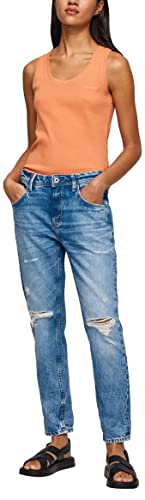 Pepe Jeans Dżinsy damskie fioletowe, Niebieski (Denim-vt2), 25W / 34L