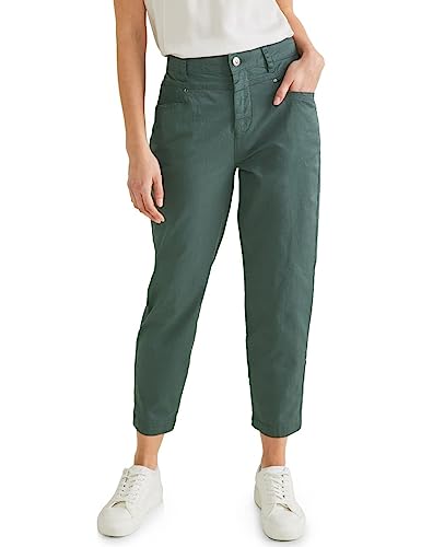 Street One Damskie spodnie chinosy, Soft Olive, 34W / 28L