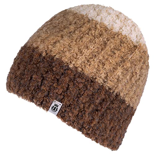 Roeckl Damska czapka zimowa Cosy Boucle, Multi Camel, jeden rozmiar