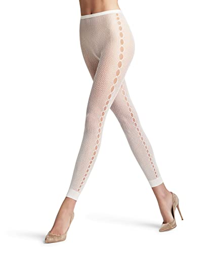 FALKE Kobiety Legginsy Supersize Net W LE Trwałe półprzezroczyste z wzorem 1 Sztuka, Beżowy (Pearl 2022), M