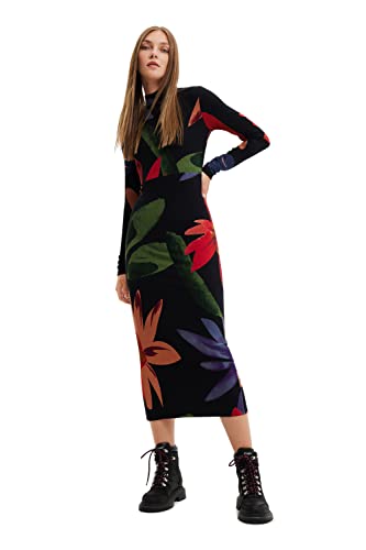 Desigual Damska sukienka casual, czarny, L