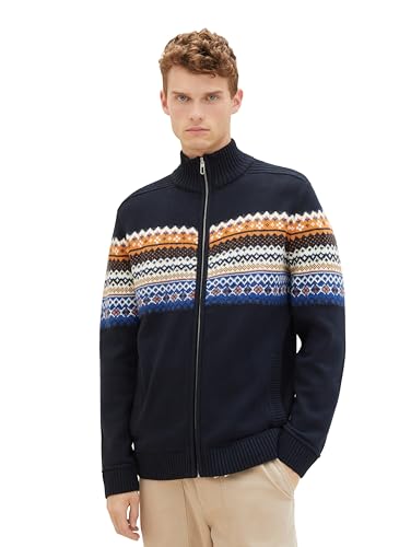 TOM TAILOR Męska kurtka z dzianiny, 10668 - Sky Captain Blue, XL