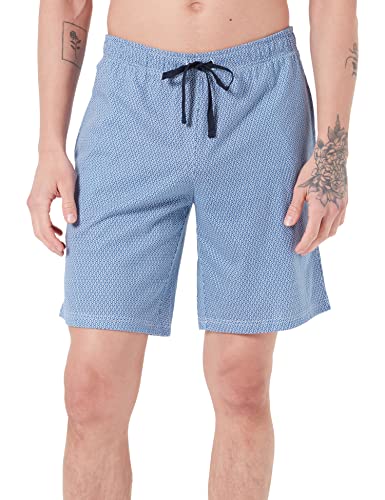 Schiesser Pończochy Pijama Męskie, Blaugemustert, 58