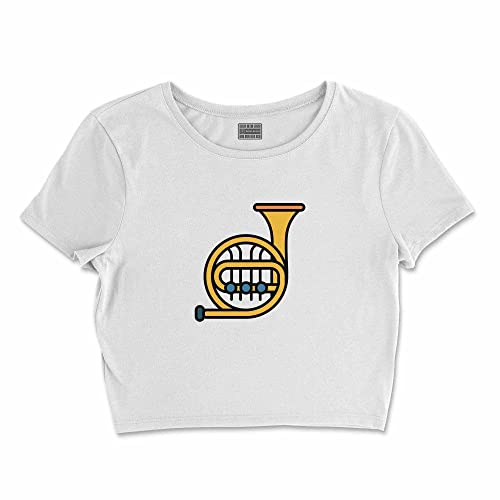 Bona Basics, Damski T-shirt basic, z nadrukiem cyfrowym, 100 bawełny, biały, swobodny, damski top, rozmiar: L, biały, L Krótki