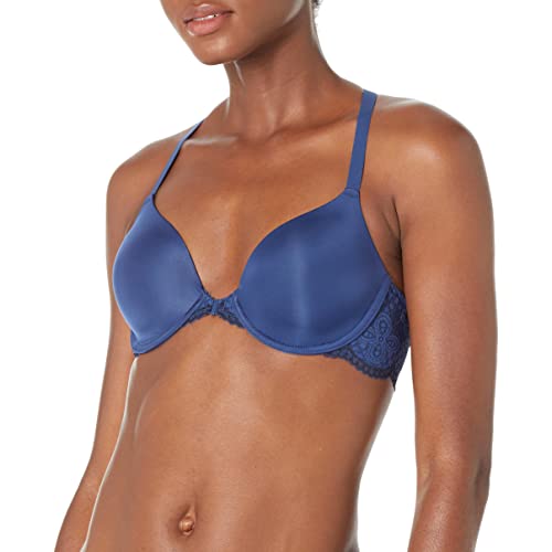 Maidenform Biustonosz damski z pełnym zakryciem, Granatowe zaćmienie/czarne, 80C