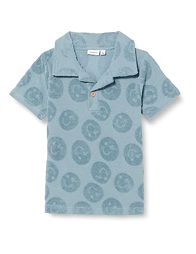 Name It Bluza chłopięca NMMJAKOB Terry UNB, Smoke Blue, 104, Smoke Blue, 110