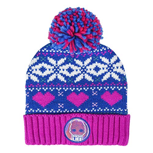 ARTESANIA CERDA Unisex Gorro Pompon LOL czapka z dzianiny, niebieska (Azul 36), rozmiar uniwersalny, niebieski (azul 36), jeden rozmiar