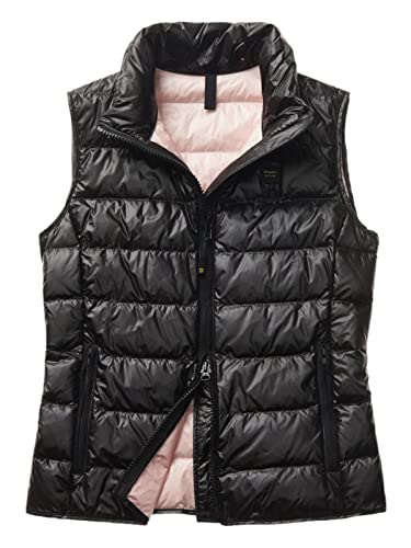 Blauer Damska kamizelka puchowa bez rękawów, 999 czarna, rozmiar X-Small, 999 czarny, XS