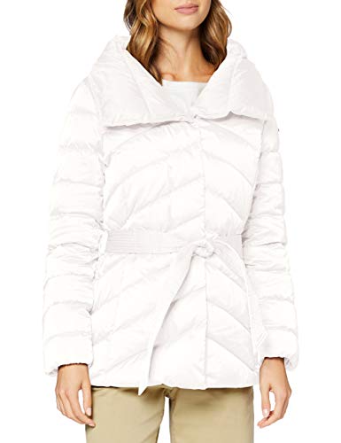 Geox Damski płaszcz puchowy W Chloo, Cloud White, 12