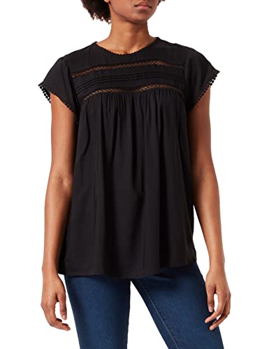 VERO MODA VMDEBBIE Pleat S/L TOP GA NOOS 10247943 damskie, czarny, M