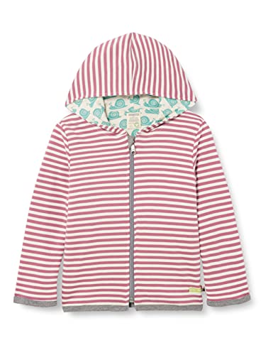 loud + proud Unisex dziecięca kurtka dwustronna, certyfikat GOTS, Grape, 98-104