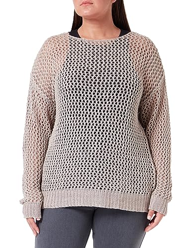 Sidona Sweter damski 10630544, taupe, XL/XXL, szarobrązowy, XL-XXL