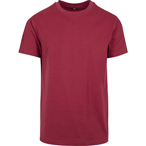 Build your Brand Męski T-shirt z okrągłym dekoltem, basic, męski top z bawełny, z okrągłym dekoltem, dostępny w wielu kolorach, rozmiary XS-5XL