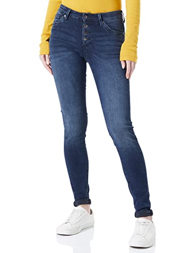 Q/S designed by - s.Oliver Women's 50.2.51.26.185.2119202 Spodnie damskie, niebieskie, 40/32