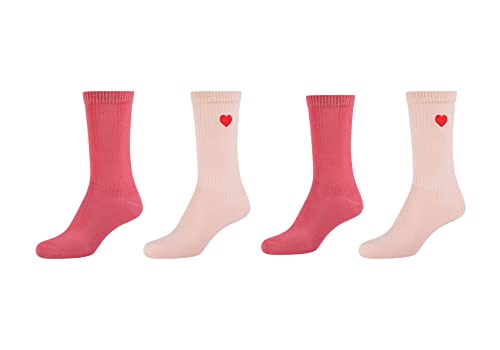 s.Oliver Socks Online Women Silky Touch Sustainable Rib skarpety damskie, 4 pary, brzoskwiniowa skóra, 35/38, Skóra brzoskwiniowa., 35 EU