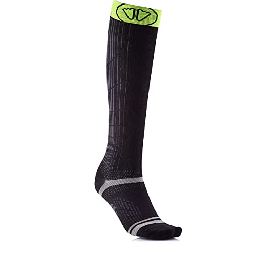 Sidas Unisex Endurance Racing Knee skarpety, Jaune, 47 EU