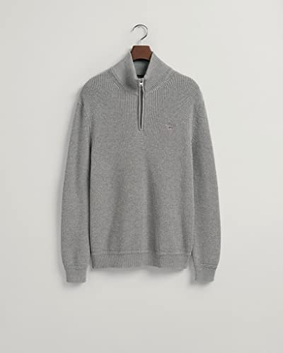 GANT sweter męski, szary melanż, XXL