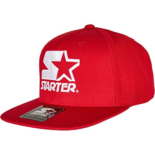 STARTER BLACK LABEL Unisex Starter Logo Snapback czapka baseballowa, czerwona, jeden rozmiar