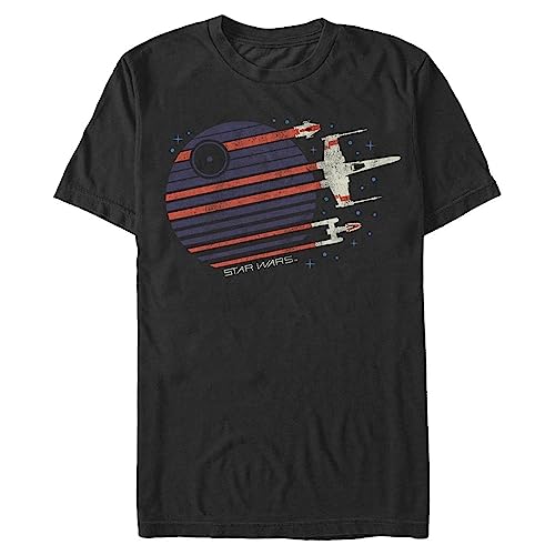 Star Wars T-shirt męski, Czarny, 5XL