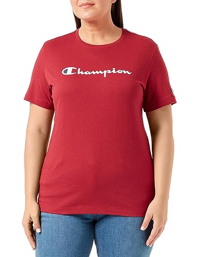 Champion Legacy American Classics W-Light Cotton Jersey S-s Regular Crewneck Koszulka damska, Czerwony Tbr, M