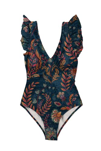 Averie Damski strój kąpielowy Halley One Piece, niebieski, XS