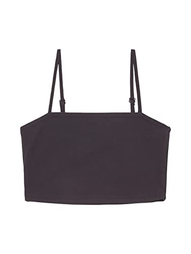 TOM TAILOR Dziewczęcy dziecięcy Basic Bandeau Top, 29476 - Coal Grey, 176 cm
