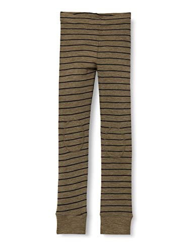 NAME IT Boy's NKMWANG Wool Plain AOP LONGJOHN XXII Legginsy, Tarmac, 134/140, Tarmac, 134-140