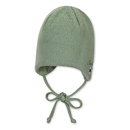 Sterntaler Mütze Pur Wolle Unisex-Bimbi Czapka, zielony, 37