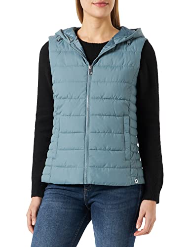 s.Oliver Damska kamizelka outdoorowa, niebiesko-zielona, XS/S, Niebieski, zielony