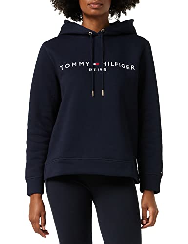 Tommy Hilfiger Damska bluza z kapturem Heritage Hilfiger Hoodie LS z kapturem, Desert Sky, M
