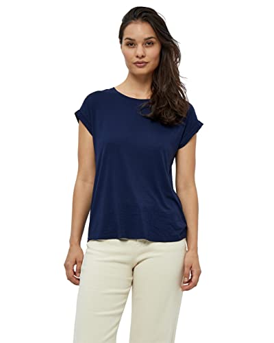 Peppercorn Damska koszulka Rosalinda Malucca 3, niebieska sukienka, L, Sukienka niebieska, L