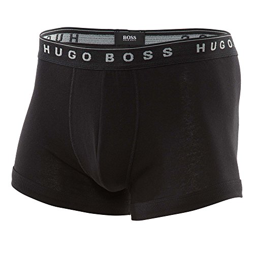 BOSS Męskie 3-pak bawełniane majtki 3 ????????????3? ? ?? ?? ?? ?? ?? ?? 3 ????????????paquete De 3 Calzoncillos De Algodè³n???? ?? ??? Bokserki figi, Midnight Black, M UK, Północny Czarny, M