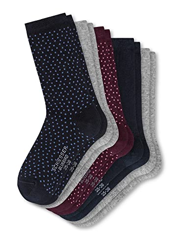Schiesser Damskie Skarpety 5-Pak, Sortowane 1, 35-38