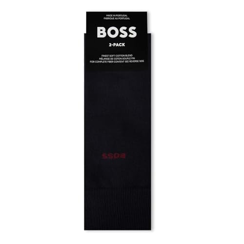 BOSS Męskie skarpety regularne (2 sztuki), Dark Red605, 39-42 EU
