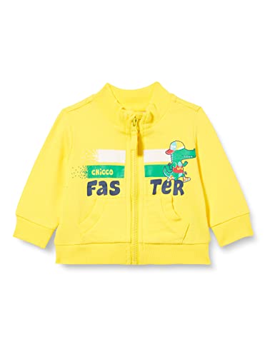 Chicco Chicco Bluza dziecięca Sweter dla chłopców, Żółty, 12 miesięcy