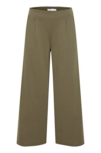 ICHI Damskie spodnie Ihkate Sus Wide Pa Casual, 190510/Kalamata, XS