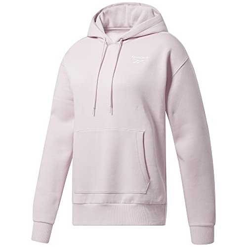 Reebok Damska bluza z kapturem z polaru tożsamości (długi rękaw), Frost Berry, L